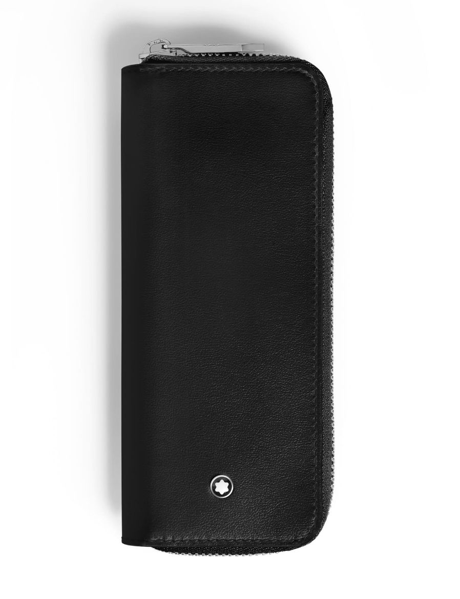 Montblanc Meisterstück Deri Fermuarlı 2'li Kalemlik 221452