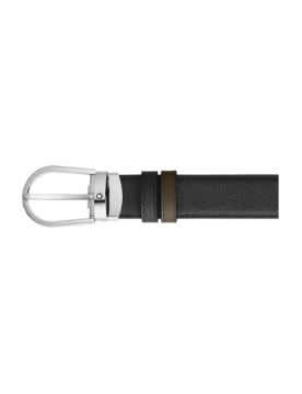 Montblanc Sartorial At Nalı Tokalı Deri 30 mm Çift Taraflı Kemer 222141