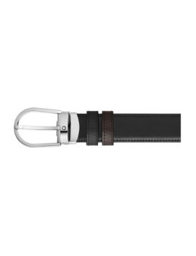 Montblanc Meisterstück At Nalı Tokalı Deri 30 mm Çift Taraflı Kemer 222371