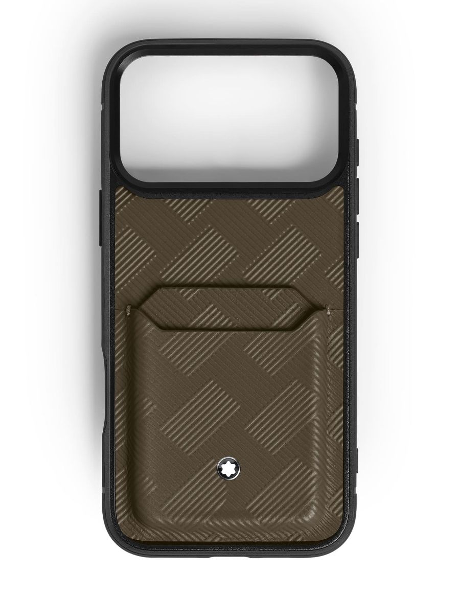 Montblanc Extreme Deri 2 Bölmeli 17 Pro Max Iphone Telefon Kılıfı 221668