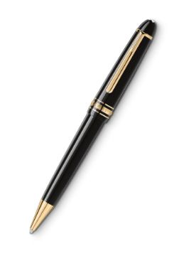 Montblanc Meisterstück Altın Kaplama Orta Boy Tükenmez Kalem 137533