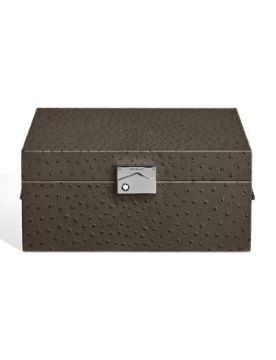 Montblanc Devekuşu Kabartmalı Deri Saat Koleksiyon Kutusu 136554